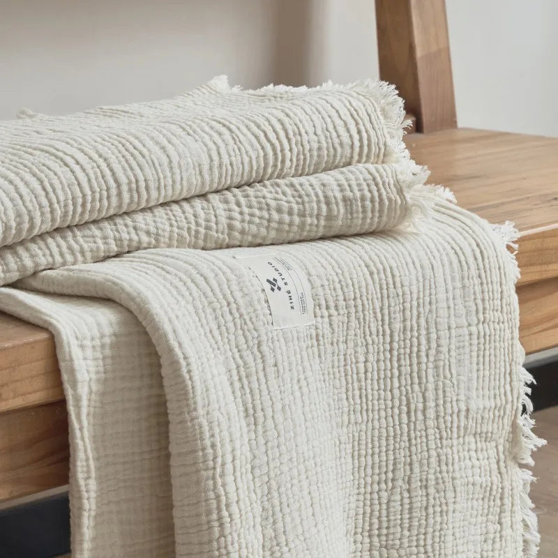 Off White Throw Blanket | Comfy Covers