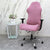 Pink Jacquard Gamer Chair Cover | Comfy Covers