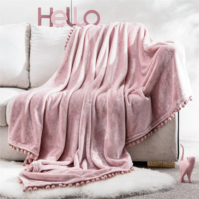 Pink Throw Blankets | Comfy Covers