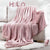Pink Throw Blankets | Comfy Covers