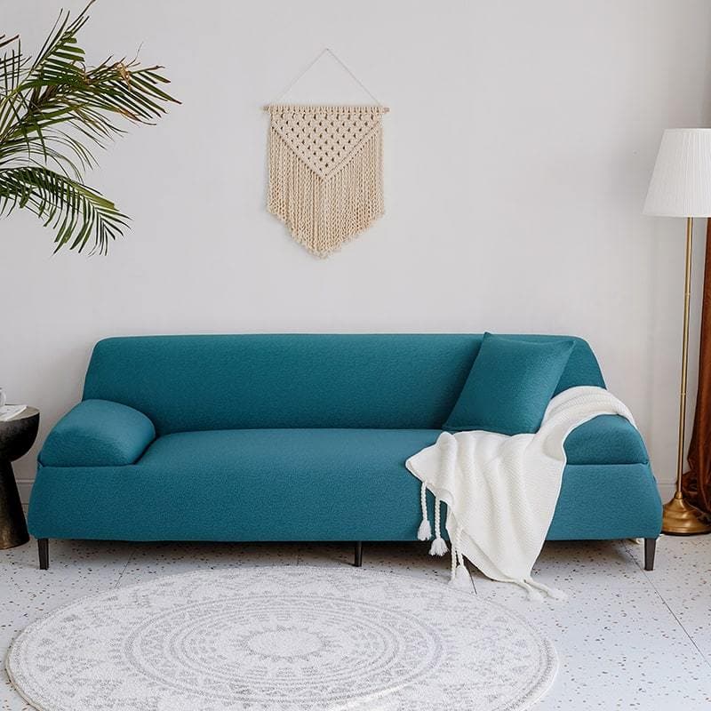 Teal Blue Waterproof Couch Cover | Comfy Covers