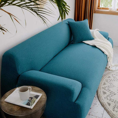 Teal Blue Waterproof Couch Cover | Comfy Covers