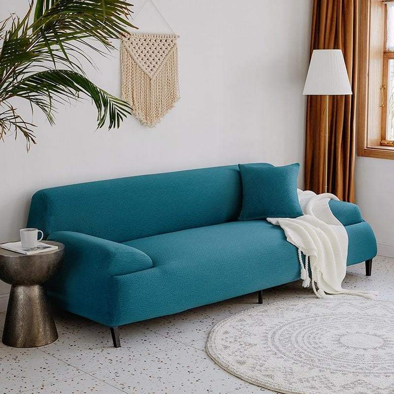 Teal Blue Waterproof Couch Cover | Comfy Covers