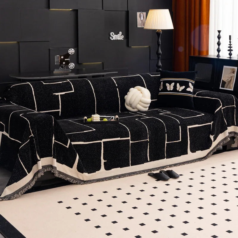 Throw Blanket Black | Comfy Covers