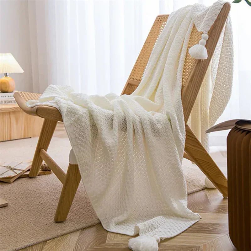 Throw Blanket White | Comfy Covers
