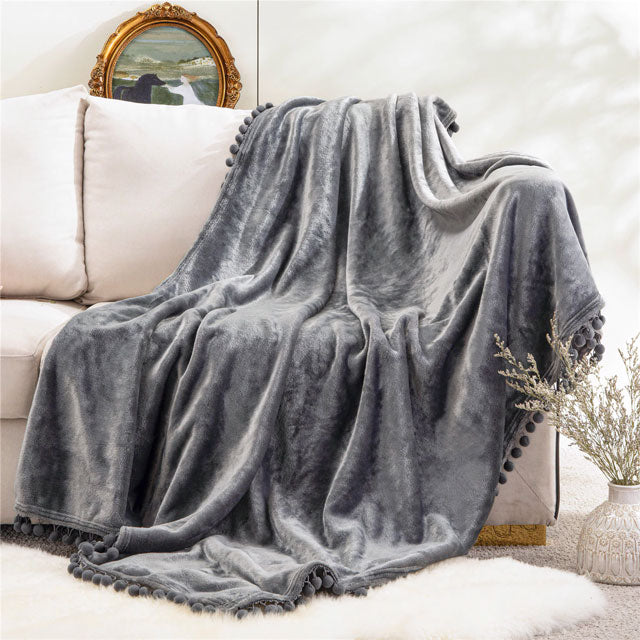 Throw Blankets Grey | Comfy Covers