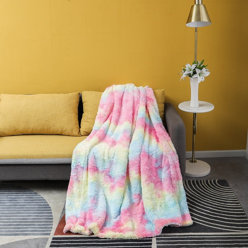 Tie Dye Throw Blanket | Comfy Covers