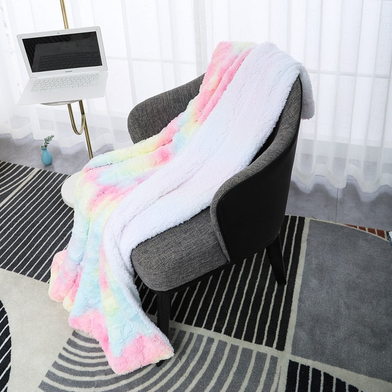 Tie Dye Throw Blanket | Comfy Covers