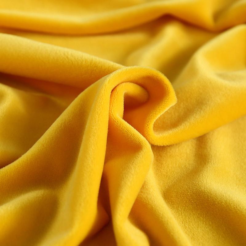 Velvet Yellow Futon Cover | Comfy Covers
