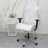 White Jacquard Gamer Chair Cover | Comfy Covers