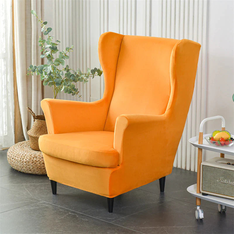 Wing Back Chair Slip Covers | Comfy Covers