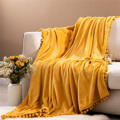 Yellow Throw Blankets | Comfy Covers