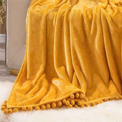 Yellow Throw Blankets | Comfy Covers