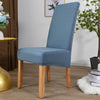 Large Blue-Green Jacquard Chair Cover