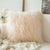 18x18 Beige Fleece Pillow Covers