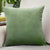 16x16 Green Emerald Velvet Pillow Cover