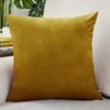 16x16 Golden Velvet Pillow Cover