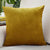16x16 Golden Velvet Pillow Cover