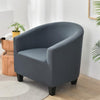 Anthracite Grey Barrel Chair Cover