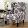 Mosaic Gray Wingchair Slipcovers